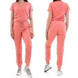Pantaloni tip jogger corai - Ricci