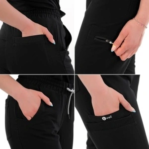 Pantaloni tip jogger negru - Ricci