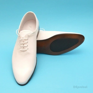 Pantofi albi barbati piele naturala casual-eleganti