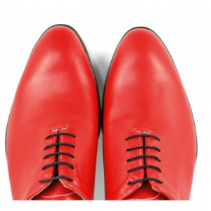 Pantofi barbatesti rosii piele naturala