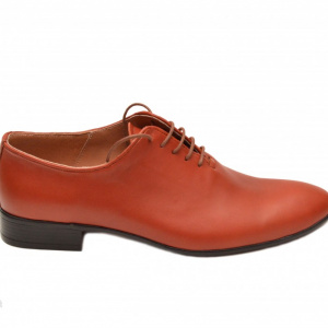 Pantofi barbati piele naturala maro deschis casual-eleganti