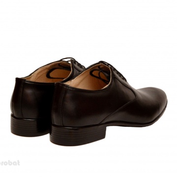 Pantofi barbati piele naturala negri casual-eleganti 