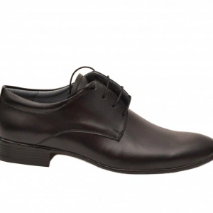 Pantofi barbati piele naturala negri casual-eleganti 