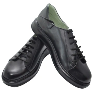 Pantofi barbati piele naturala negri stil adidas