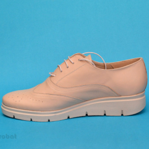 Pantofi dama bej casual-eleganti din piele naturala