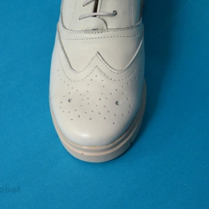 Pantofi dama bej nude casual-eleganti din piele naturala