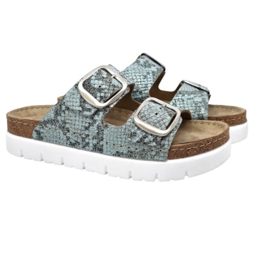 Papuci Doss 617 blue snake - dama