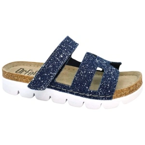 Papuci Dr Feet 9018 albastru jeans - dama
