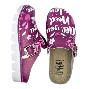 Saboti medicali Dr Feet 1100 mov - All you need is love - dama