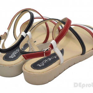 Sandale dama piele naturala cu talpa joasa cod S19 - Img 2