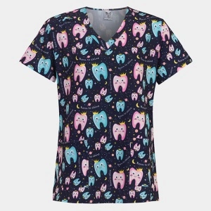 Bluza medicala albastru - Born to shine