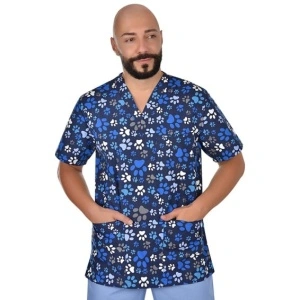 Bluza medicala Lorenzo cu labute