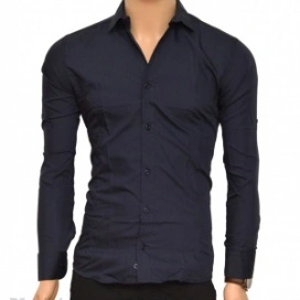 Camasa Slim Fit bleumarin - Camasa bleumarin barbati 