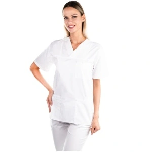 Costum medical PREMIUM unisex - alb
