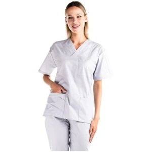 Costum medical PREMIUM unisex - argintiu