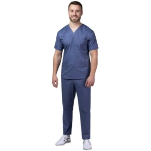 Costum medical PREMIUM unisex - gri petrol