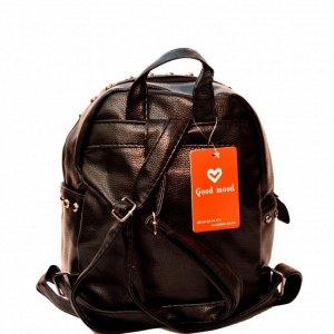 Geanta dama Good Mood - Rucsac negru dama cod 7174N - Img 4