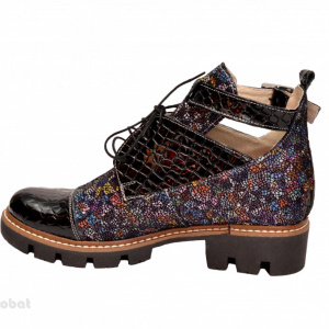 Ghete de vara multicolore dama din piele naturala
