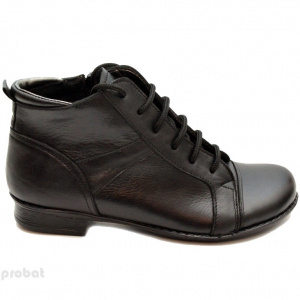 Ghete dama piele naturala Negre casual-elegante