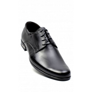 Pantofi barbati piele naturala negri casual-eleganti