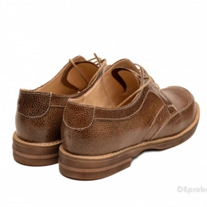Pantofi dama casual din piele naturala maro