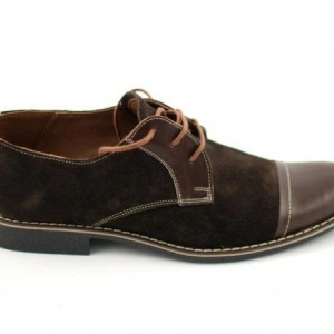 Pantofi maro barbati piele naturala casual-office