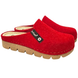 Papuci de casa Dr Feet 1107 rosu