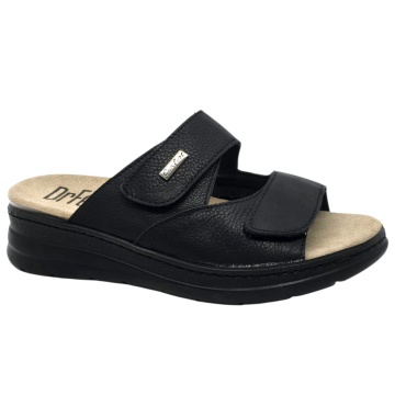 Papuci Dr Feet 5012 negru - dama - cu taloneta detasabila