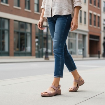 Sandale Doss 687 roz nude - dama