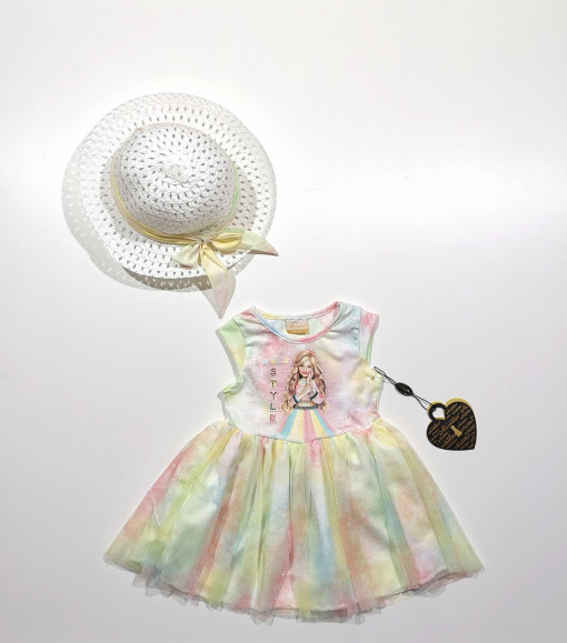 Rochita Princess cu Palarie Diverse Culori