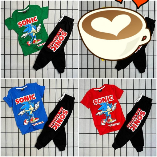 Compleu Sonic 2 Piese 3-10 Ani