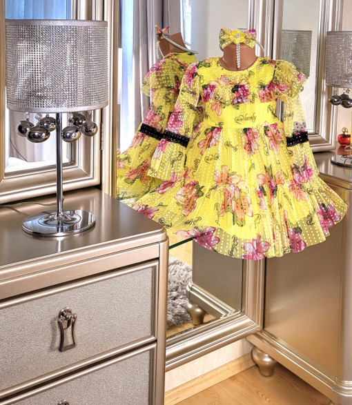 Rochie Malvina 2 Piese Div Culori 5-8 ani