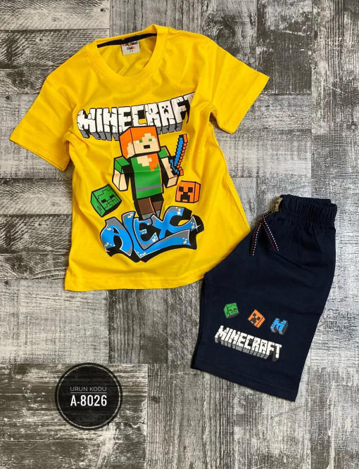 Compleu Minecraft 2 Piese 3-10 ani