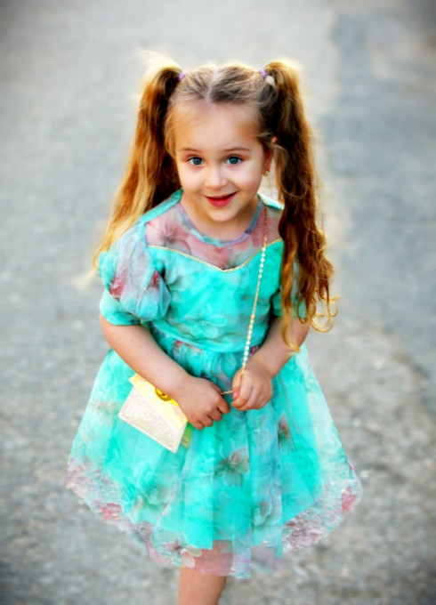 Rochie Ariana 2 Piese Div Culori 5-8 Ani