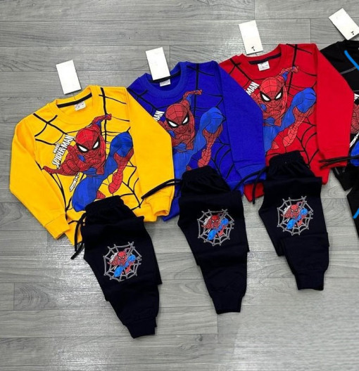Compleu Spider Vatuit 2 Piese Div Culori 1-8 Ani
