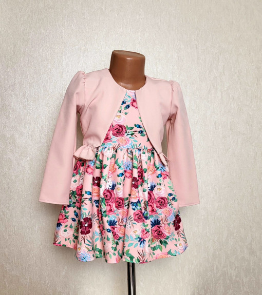 Compleu Violetta Rochie cu Bolero 3-8 ani