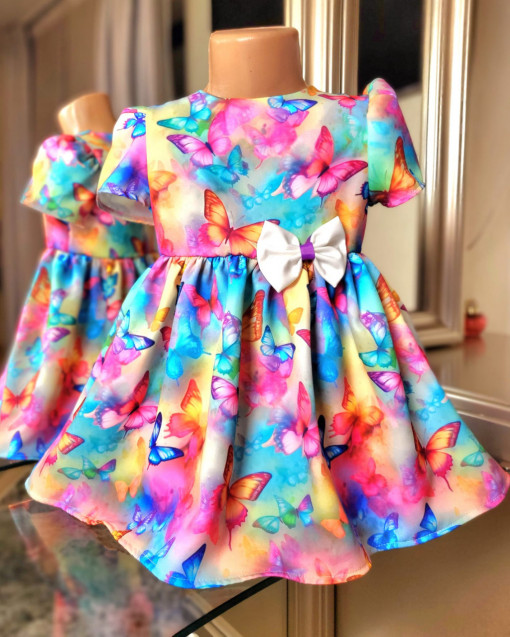 Rochie Pixie cu Fluturasi 2-7 ani