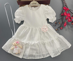 Rochie Miss Lovely 2 Piese Div Culori 2-5 ani - Img 3