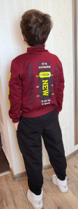 Compleu New Fashion 2 Piese Grena 5-8 ani - Img 2