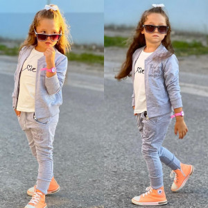 Compleu Girl Love 3 Piese Div. Culori 3-10 ani