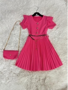 Rochie Melody 3 Piese Div Culori 3-14 Ani - Img 2