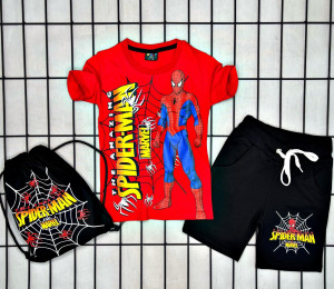 Compleu Spiderman 3 Piese Div Culori 3-10 ani - Img 1