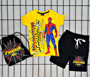 Compleu Spiderman 3 Piese Div Culori 3-10 ani - Img 2
