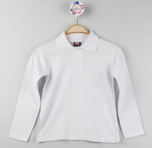 Bluza Tip Polo Maneca Lunga 4-12 ani