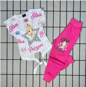 Compleu 2 Piese Frozen Star 2-8 Ani - Img 1