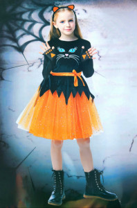 Costum Party Pisica 3 Piese 6-8 ani