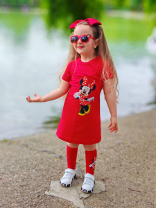 Rochita Minnie cu Jambiere si Bentita 3-10 Ani - Img 1