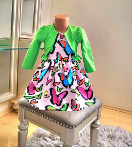Rochie Selina Cu Bolero 3-8 ani - Img 1
