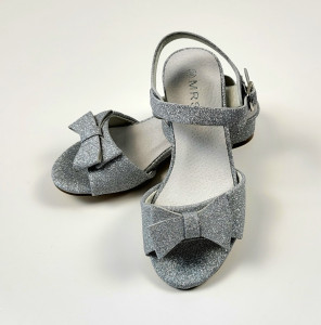 Sandale Elegante cu Toc Silver - Img 2