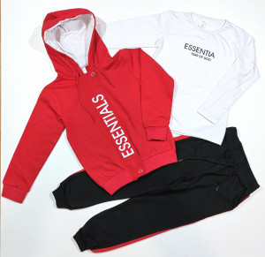 Compleu Essentials 3 Piese Div Culori 6-10 ani - Img 2